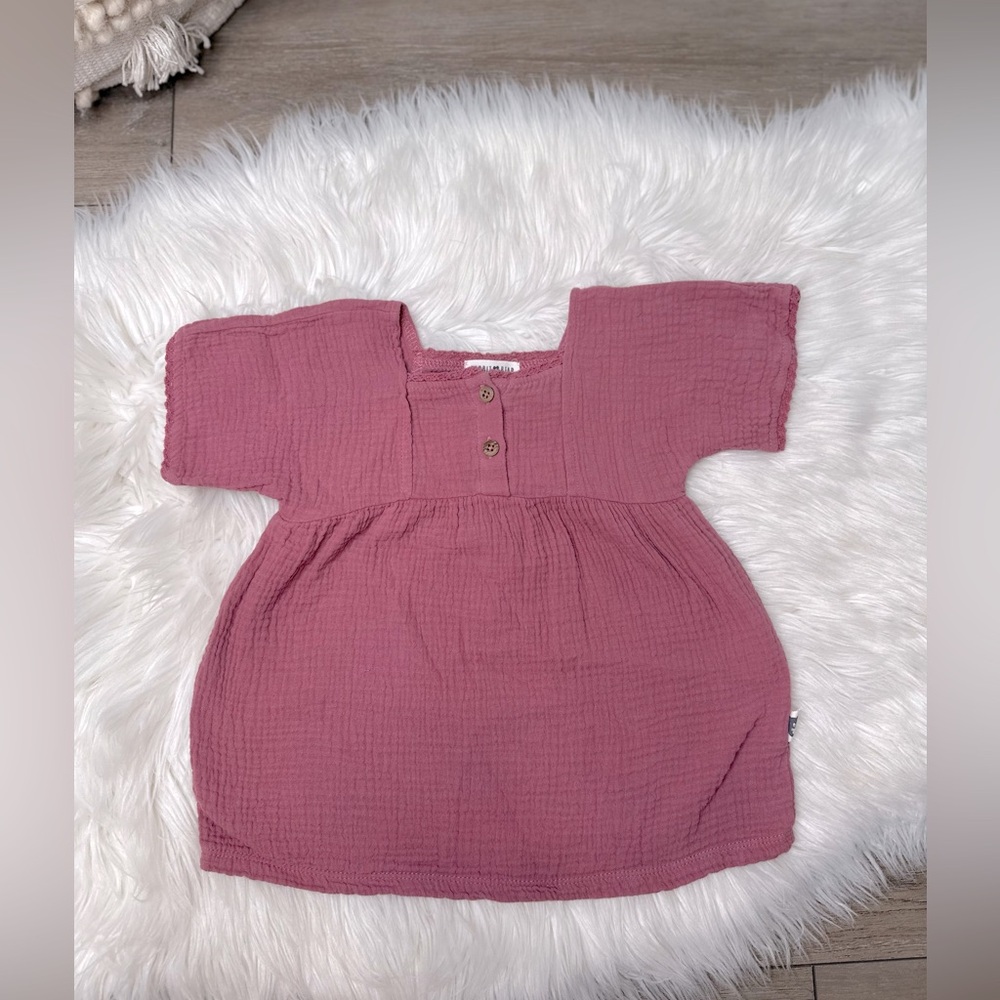 Rabbit & Bear Organic Cotton Dress : Size 12 Months